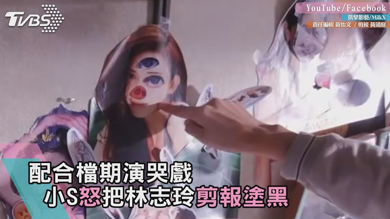 幹譙片！配合檔期演哭戲　小S怒把林志玲剪報畫豬鼻