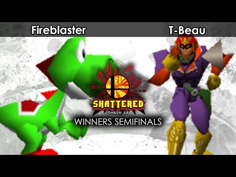 Smash 64: Fireblaster (Yoshi/Mario/Pikachu) V T-Beau (Falcon) - Shattered 79 Tournament SSB64