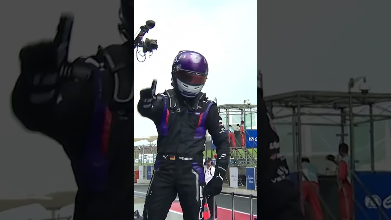 The aura 😍 Pascal Wehrlein celebrates in style! 🕺