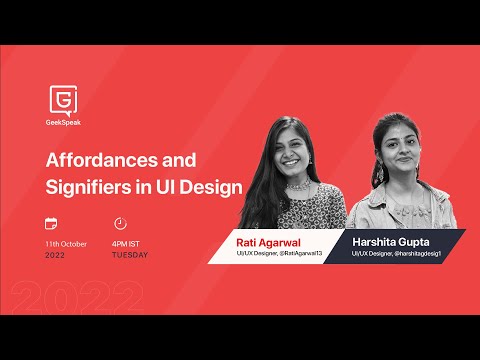 Affordances and Signifiers