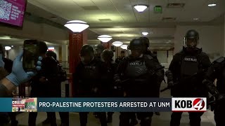 Police arrest 16 in clash with pro-Palestinian protesters at UNM