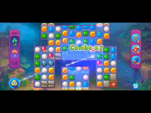 Fishdom Super Hard Level 9293 (with 2 lightning boosters) @choraelmin