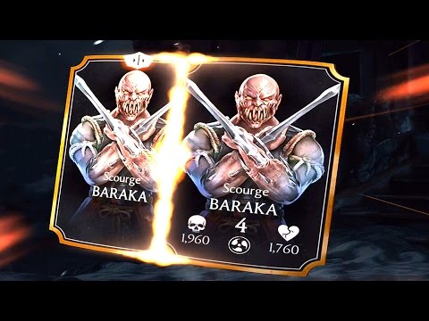 Mortal Kombat X (iOS) - Scourge Baraka Challenge - Battle 5: Scourge Baraka Boss Fight (Hard)