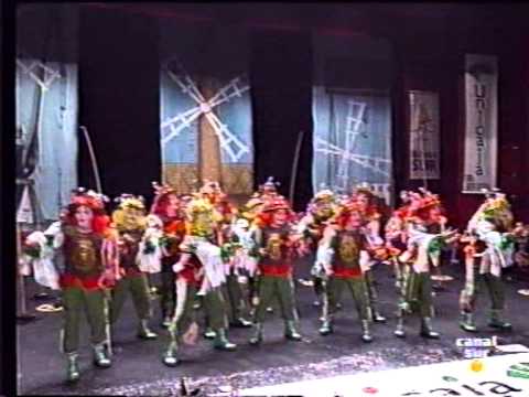 Comparsa-"Los Quijotes del Sur" (1996) 1º Pasodoble Final-by mangla.mpg