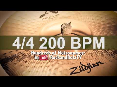🔴 200 BPM Ride Metronome