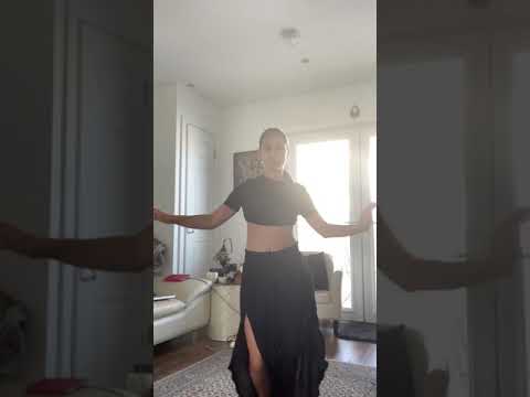 DRUM SOLO BELLY DANCE CLASS DEMONSTRATION to Tablahiti Khader Ahmad