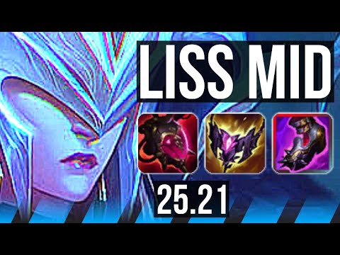 LISSANDRA vs IRELIA (MID) | 16/2/11, 7 solo kills, 42k DMG, Legendary | KR Master | 25.21