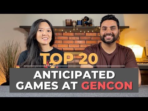 Top 20 Most Anticipated Board Games at GenCon 2025
