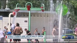 Spray parks open in Bakersfield