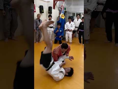 【柔道】決まったら超カッコいいサンボ式変則肩車 Sambo style Kataguruma