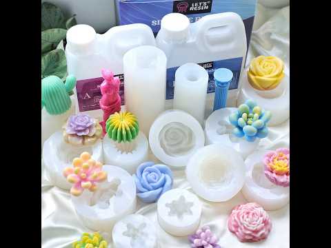 Make your own silicone molds using LET'S RESIN 0A silicone rubber #silicone #moldmaking #resinart