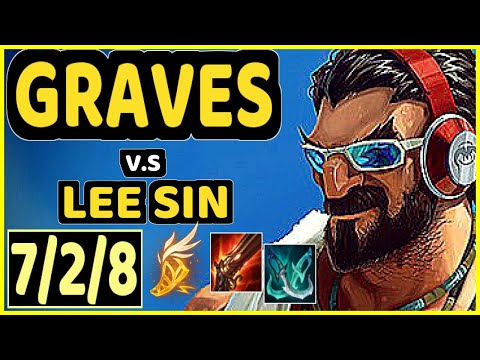KREOX (GRAVES) vs LEE SIN - 7/2/8 KDA JUNGLE CHALLENGER GAMEPLAY - EUW