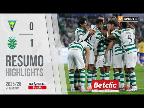 Resumo: Estoril 0-1 Sporting (Liga 25/26 #7)