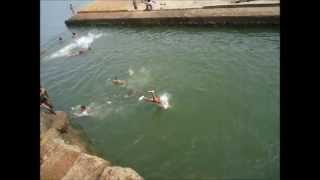 preview picture of video 'India's Six Pack Swimming - Jugaad !'