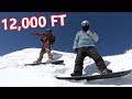 12,000 FT SNOWBOARDING WITH RYAN KNAPTON