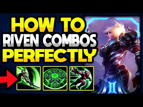 HOW TO USE RIVEN COMBO'S PERFECTLY IN LANE! (Challenger Riven Guide) - League of Legends