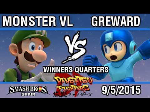 Densetsu Fighters - Monster VL (Luigi, Sheik) VS. Greward (Megaman) SSB4 Winners Quarters