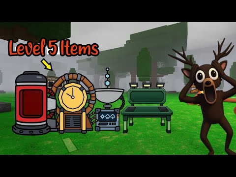 Crafting All Level 5 Bench Items in 99 Nights in the Forest | Full Crafting Guide