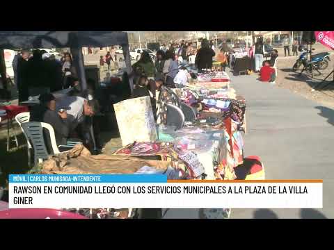 Con servicios y obras, Rawson en Comunidad llegó a Villa Giner