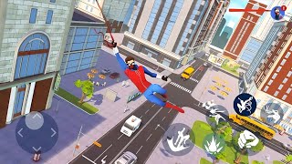 THE ULTIMATE SPIDER HERO SKILLS - WORLD ROPE GAMES - SPIDER FIGHTING - ANDROID GAMEPLAY