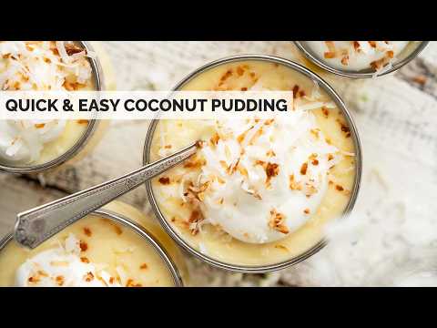 From-Scratch Coconut Pudding Recipe (The EASY Way!)