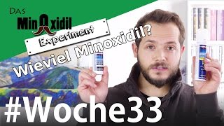 Das Minoxidil Experiment #Woche33 Minoxidil nur einmal am Tag?