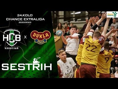 🎥SESTŘIH: HCB Karviná - HC Dukla Praha 36:32 (24. kolo - 2022/2023)