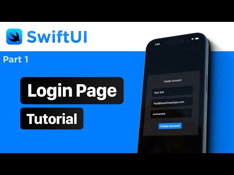 SwiftUI Login Page Tutorial (Email Validation and Observation) Part 1