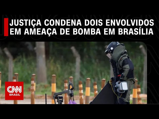 Justiça condena dois envolvidos em ameaça de bomba em Brasília | LIVE CNN