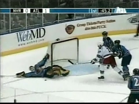 Chris Simon scores on Nurminen 2x 2003 / 2004