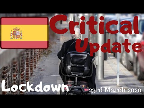 CRITICAL UPDATE: CORONAVIRUS IN SPAIN| STATE OF ALARM| covid-19 SPAIN LOCKDOWN