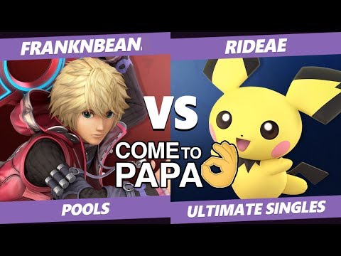 Smash Ultimate Tournament - Franknbean (Shulk) Vs. Rideae (Pichu) CtP3 SSBU Pools
