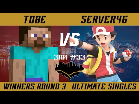 Three River Rumble #33 Winners Round 3 - Tobe (Steve) vs. Server46 (PKMN Trainer) - SSBU