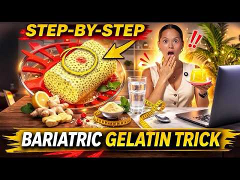 BARIATRIC GELATIN TRICK ( STEP BY STEP ) GELATIN TRICK RECIPE – PINK GELATIN TRICK RECIPE