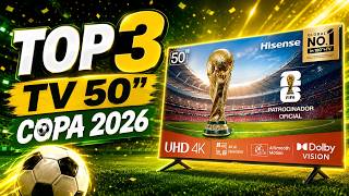 TOP 3 Melhor TV 50 polegadas para Copa do Mundo 2026!