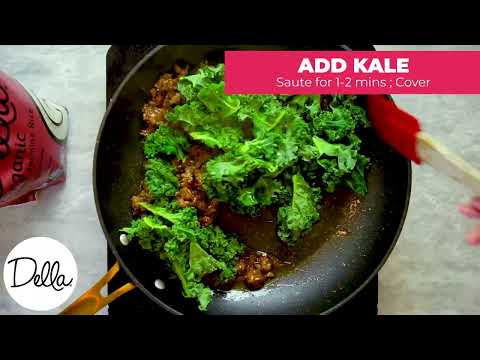 Sesame Kale & Beef Jasmine Rice Bowl