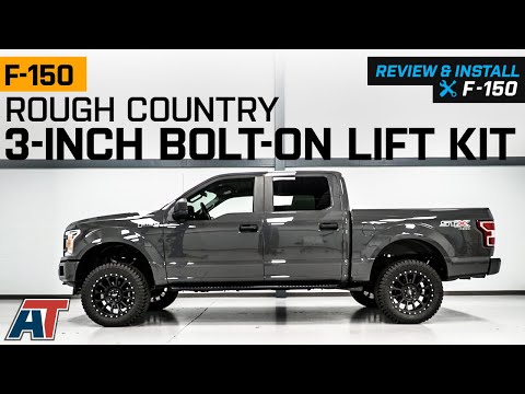 2014-2020 F-150 Rough Country 3-Inch Bolt-On Upper Control Arm Suspension Lift Kit Review & Install