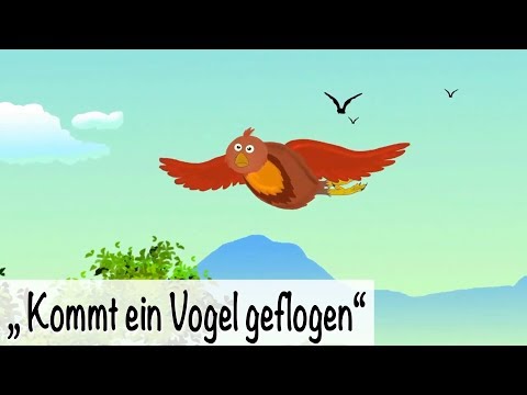 🎵  Kommt ein Vogel geflogen - Kinderlieder deutsch - Frühlingslieder - muenchenmedia