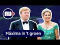 Koning Willem-Alexander en koningin Máxima chique gekleed voor staatsbanket | NU.nl