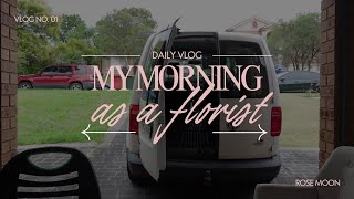 morning as a florist | flower markets & native australian flowers 🌺 | vlog 1