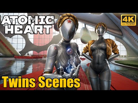 Atomic Heart - All Robot Twins Scenes [4K 60FPS]
