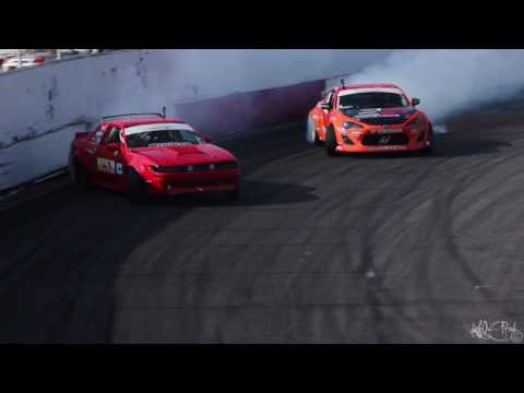 Tomy Boisvert-Bellemare Leading Patrick Cyr - Formula Drift Canada Round 1 2015