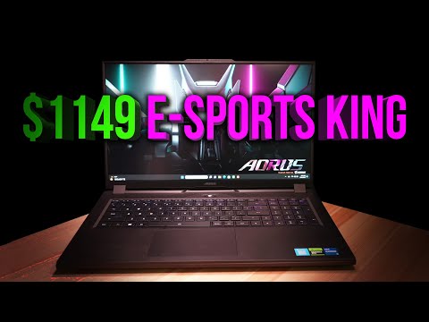 video - Gigabyte Aorus 7, i5-12500H, RTX 4060, 16 GB DDR4-3200, 512 GB SSD, FHD 360 hz 340 nits 100% sRGB