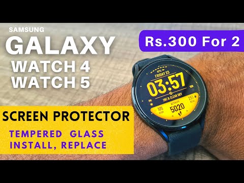 Galaxy Watch 4 | Watch 5 | Screen Protector Install | TEMPERED GLASS