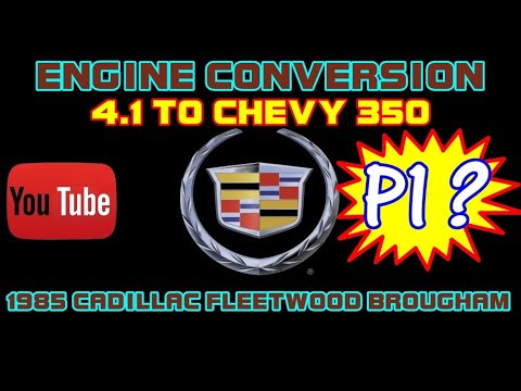 ⭐ 1985 Cadillac Fleetwood Brougham - 4.1 - ENGINE CONVERSION - HT4100 to a Chevy 350