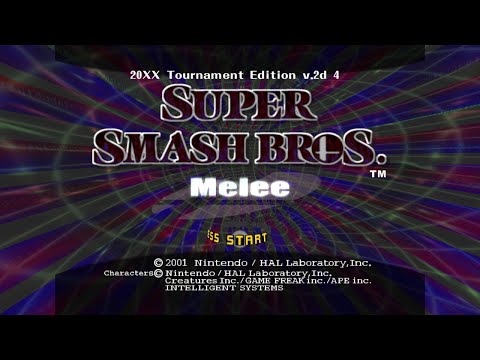 Super Smash Bros. Melee 20XX Tournament Edition Title Screen (Dolphin)