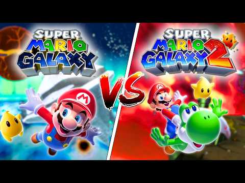 Mario Galaxy Vs Mario Galaxy 2