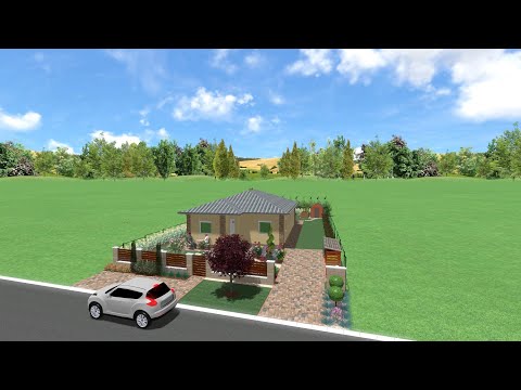 Romantikus előkert, hangulatos utcafront