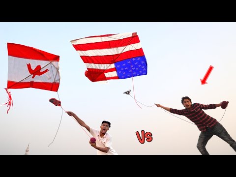 United State America Vs Canada Kite Catch Abubaker With Kite Flying 