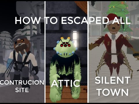 How to escaped badge contrucion site attic silent town APRP Return Acurrate piggy roblox